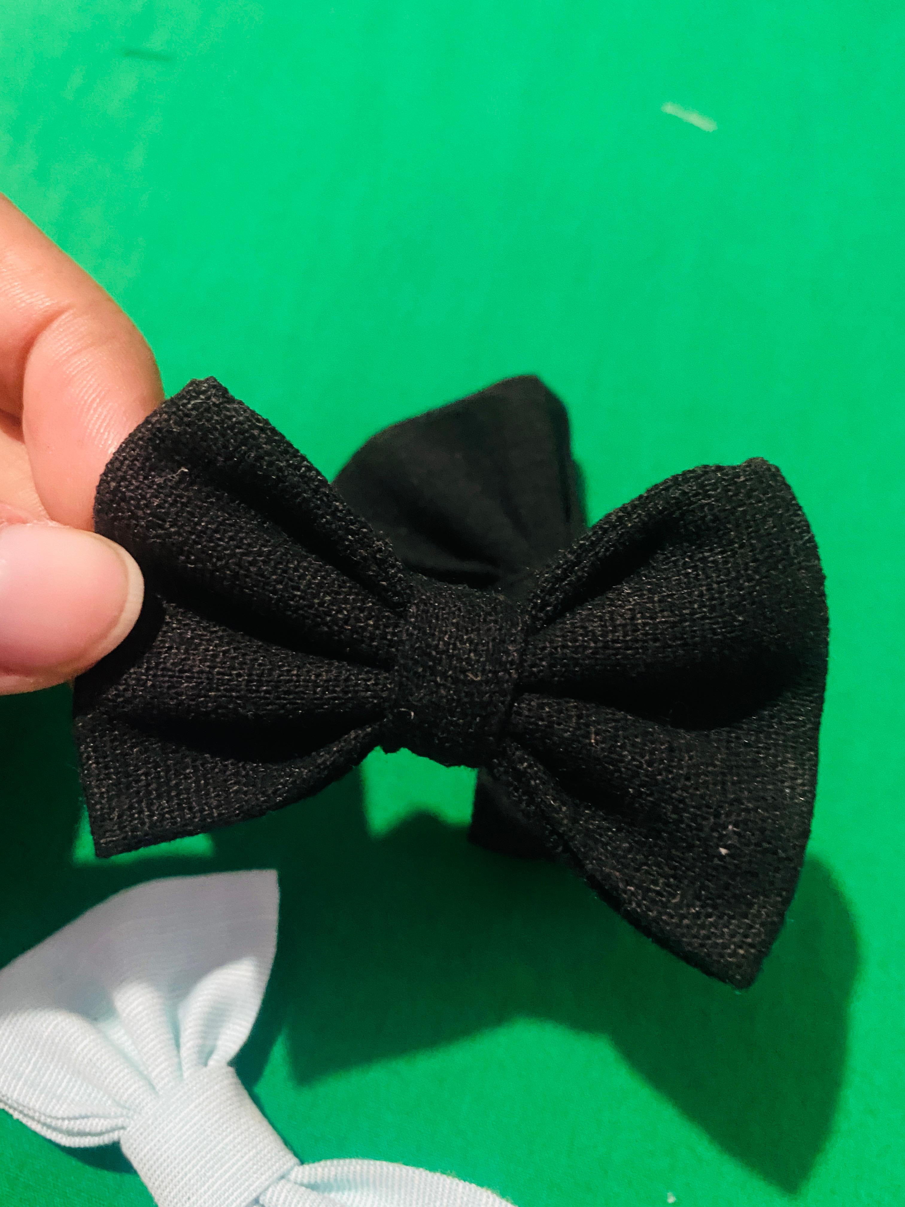 Classic Black Bow Clip