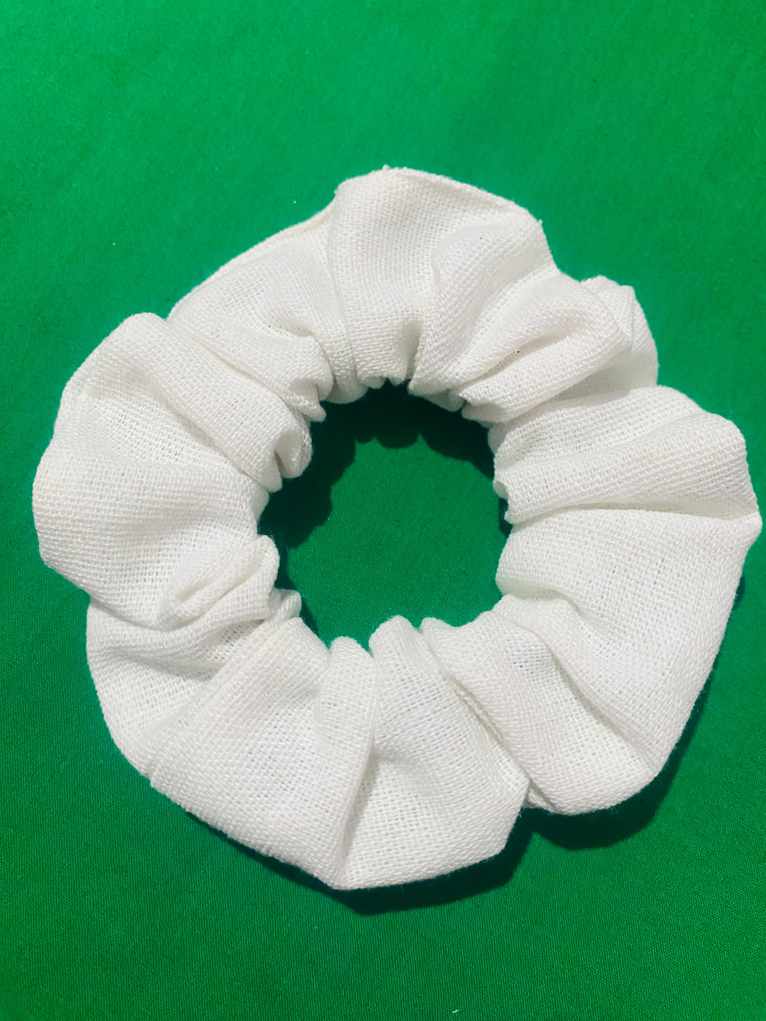 White Scrunchie